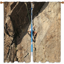 Climbing A Rock Window Curtains 67981453
