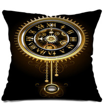 Clock With Pendulum Pillows 122329048