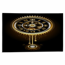 Clock With Pendulum Rugs 122329048