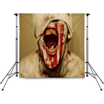 Close Up Of A Zombie Backdrops 236000630