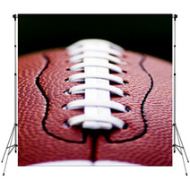 Close Up Of An American Football Backdrops 45445344