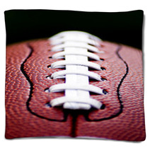 Close Up Of An American Football Blankets 45445344