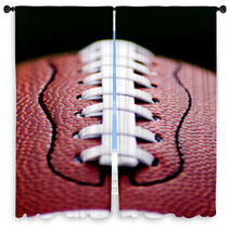 Close Up Of An American Football Window Curtains 45445344