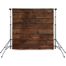 Close Up Of Wall Made Of Wooden Planks Backdrops 52327231