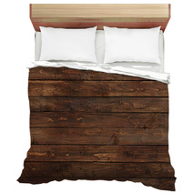 Close Up Of Wall Made Of Wooden Planks Bedding 52327231