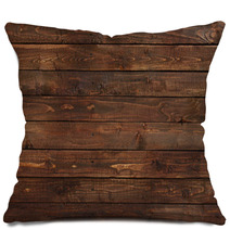 Close Up Of Wall Made Of Wooden Planks Pillows 52327231