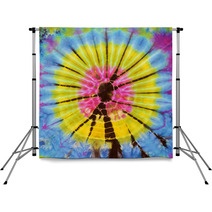 Close Up Shot Of Tie Dye Fabric Texture Background Backdrops 64399028