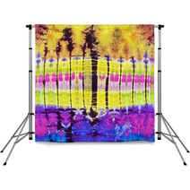 Close Up Shot Of Tie Dye Fabric Texture Background Backdrops 64399789
