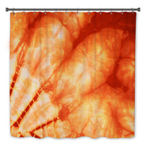 Close Up Shot Of Tie Dye Fabric Texture Background Bath Decor 67616921