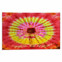 Close Up Shot Of Tie Dye Fabric Texture Background Rugs 64304620