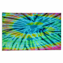 Close Up Shot Of Tie Dye Fabric Texture Background Rugs 64912962