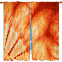 Close Up Shot Of Tie Dye Fabric Texture Background Window Curtains 67616921