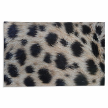 Closeup Fur Pattern Of The Cheetah Rugs 68920347