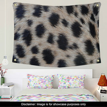 Closeup Fur Pattern Of The Cheetah Wall Art 68920347