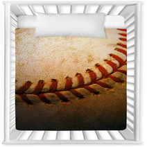 Closeup Of An Old, Used Baseball Nursery Decor 49893799