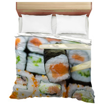 Closeup Of Maki Sushi Bedding 68437710