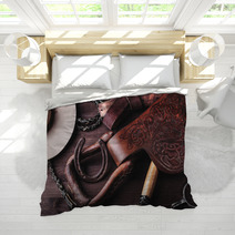 Clothes And Accessories For Horse Riding. Bedding 51633223