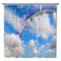 Clouds And Rainbow Bath Decor 65223203
