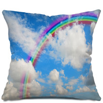 Clouds And Rainbow Pillows 65223203