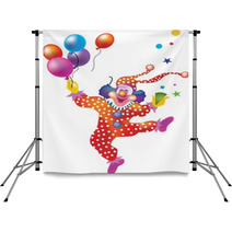 Clown, Buffoon, Illustration Backdrops 4673709