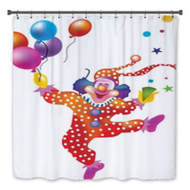 Clown, Buffoon, Illustration Bath Decor 4673709