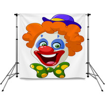 Clown Face Backdrops 52395089