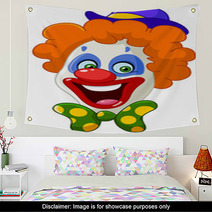 Clown Face Wall Art 52395089