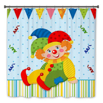 Clown Joker Vector Bath Decor 49721152