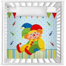 Clown Joker Vector Nursery Decor 49721152