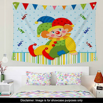Clown Joker Vector Wall Art 49721152