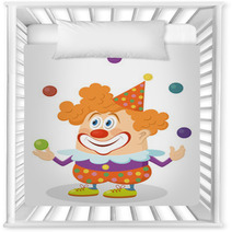 Clown Juggling Balls Nursery Decor 64716304