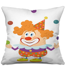 Clown Juggling Balls Pillows 64716304