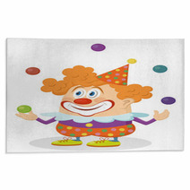 Clown Juggling Balls Rugs 64716304