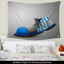 Clown Shoes Old Wall Art 67942005
