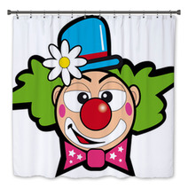 Clown With Flowers Bath Decor 7150285