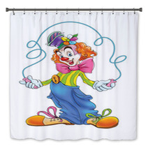 Clown With Skipping Rope Bath Decor 55457233