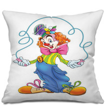 Clown With Skipping Rope Pillows 55457233