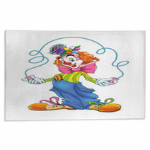 Clown With Skipping Rope Rugs 55457233