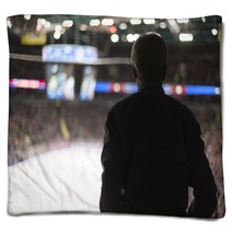 Coach Of The Team Is Looking At Hockey Training Blankets 76259140