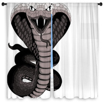 Cobra Tattoo Window Curtains 64011670