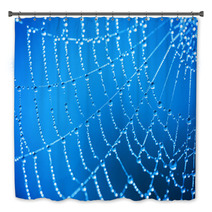 Cobweb With Dew Drops Bath Decor 47344200