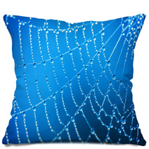 Cobweb With Dew Drops Pillows 47344200