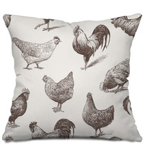 Cocks And Hens Pillows 62573202