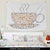 Coffee Time - Tag Cloud Wall Art 82979411