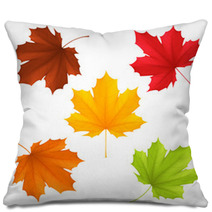 Collection Of Color Autumn Leaves Pillows 67576274