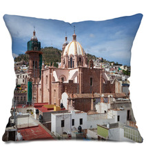 Colonial City Zacatecas, Mexico Pillows 58375857