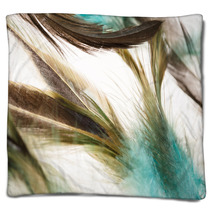Color Feathers Blankets 66271909