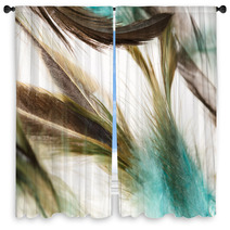 Color Feathers Window Curtains 66271909