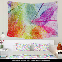 Color Leaves Wall Art 71965661