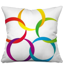 Color Pentagon Pillows 56336599